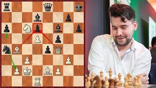 ЯН НЕПОМНЯЩИЙ - ФАБИАНО КАРУАНА. БЕЗУМНЫЕ ТАКТИЧЕСКИЕ КАЧЕЛИ. GRAND CHESS TOUR 2019. ЗАГРЕБ. ШАХМАТЫ
