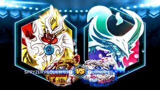 Beyblade Burst Evolution Hasbro App: Spryzen Requiem vs Nightmare Lúinor
