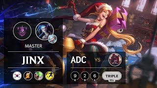 Jinx ADC vs Xayah - KR Master Patch 9.12