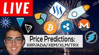 Price Predictions: Ripple ($XRP), Cardano ($ADA), NEM ($XEM), Stellar ($XLM), Tron ($TRX), and More!