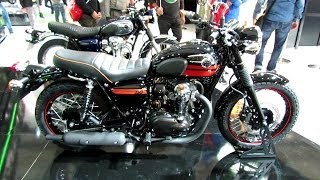 2014 Kawasaki W800 Walkaround - 2013 EICMA Milan Motorcycle Exhibition