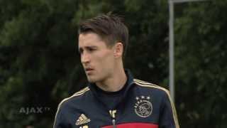 Bojan debuteert op de training