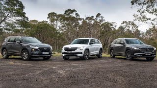 2019 Hyundai Santa Fe vs 2018 Mazda CX-8 vs 2018 Skoda Kodiaq