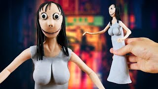 Baldi Makes MOMO in POLYMER CLAY! + JUMPSCARES?
