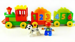 LEGO DUPLO. Learn numbers with a LEGO DUPLO Train.