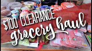 $100 Two Week Clearance Grocery Haul | Feeding a Family of 6