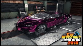 Car Mechanic Simulator 2018 - GIRLFRIENDS JUNKED BUGATTI REBUILD 1000+ HP!