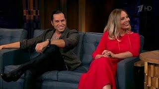 Орнелла Мути/Ornella Muti и Александр Ревва в гостях у Ивана.  Вечерний Ургант. (07.10.2016)