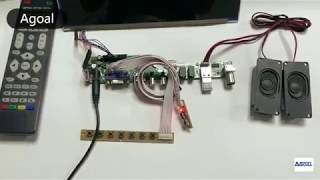 RR83.03D lcd driver board user manual how to install and set in factory setting
