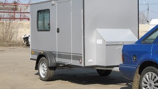 Самодельный автодом своими руками, автодом для путешествий (camper travel trailer)