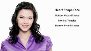 Frames for a Heart Face Shape - Female
