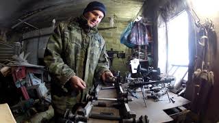 снегоход рысь 119   440   переделка телеги под ямаховскую гусянку