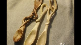 Резьба по дереву.Деревянная уникальная ложка своими руками.art of carving