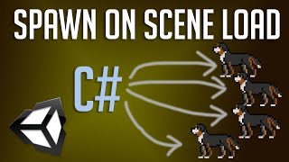 Spawn GameObjects when Scene Loads through Code | Unity 2018 Tutorial