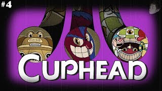 РИББИ И КРОКС, КЛОУН БЭППИ, ДОМ РАЗВЛЕЧЕНИЙ (Cuphead обзор, боссы, прохождение на русском #4)
