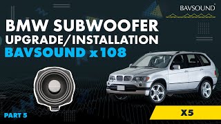 .BMW Subwoofer Upgrade/Installation | X5 | BAVSOUND x108 | Part 5