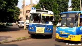 Черкасский троллейбус- ЗиУ-682ГН №У-4 11.07.2014
