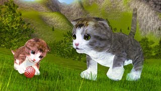 СИМУЛЯТОР Маленького КОТЕНКА #8 Беременная кошка родила котика - развлекательное видео #пурумчата