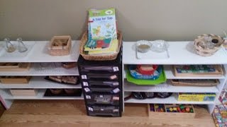 Homeschool weekly Workbox / Montessori