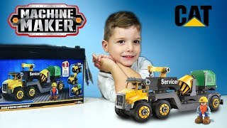 Machine Maker Junior Σετ Κατασκευών Μηχανήματα Cat Παιχνίδια διακέδαση για παιδιά  Star Toys