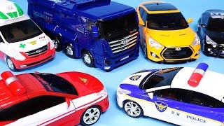 TOBOT CarBot transformers car toys Police Ambulance and more transforming cars