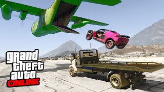 EXXXTREME FLATBED LOADING!! || GTA 5 Online || PC (funny moments)