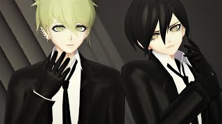 (MMD x Danganronpa) Attention w/ Saihara and Amami