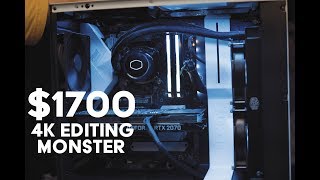 $1700 4K Video Editing and Gaming MONSTER! | Intel 8700K PC Build