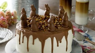 Pastel de Chocolate con Cheesecake de Rompope