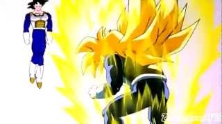 Gohan goes SSJ for the first time [720p HD]