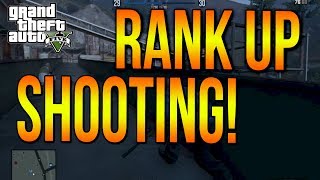 GTA 5 Online: How to Rank up Shooting Fast (Level Up) (GTA V MULTIPLAYER)