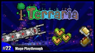 Let's Play Terraria 1.2.4 || Mage Class Playthrough || Werewolf Attack & Spelunking! [Episode 22]