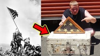 WWII MILITARY TRUNK FOUND IN STORAGE UNIT! I Bought An Abandoned Storage Unit! WWII Medal Of Honor
