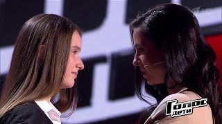 Нюша успокаивает участницу - Слепые прослушивания -  Голос.Дети - Сезон 4