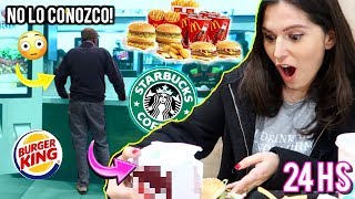 PIDIENDO lo mismo que la PERSONA de EN FRENTE ? por 24 HORAS! ? | Steph T