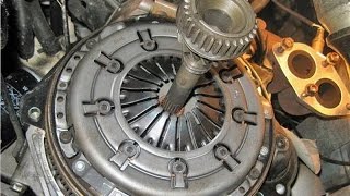 Снятие механической КПП, замена сцепления Volkswagen Passat B5
