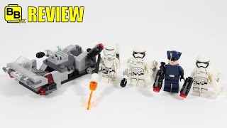 LEGO STAR WARS FIRST ORDER TRANSPORT SPEEDER 75166 SET REVIEW
