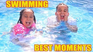 FamousTubeKIDS | SWIMMING POOL BEST MOMENTS