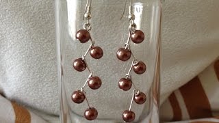 DIY earring | make earring at home |  How to make earrings | jewelry making | Beads art