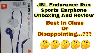 JBL Endurance Run Sports Earphone Unboxing And Review