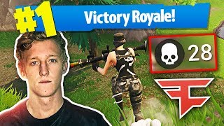 FaZe Tfue Drops 28 in Solo Squads - Fortnite: Battle Royale