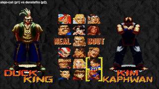 Fightcade - Real Bout Fatal Fury - Alejo-Cali(COL) Vs Densteflio(COL)