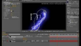 Создание простых электрических титров. [Electric titles in AE]
