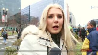 RAW: VIOLENT ANTI-TRUMP protesters near inauguration!?