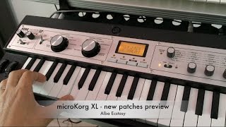 microKorg XL /XL+ - NEW PATCHES preview (I) - eMotions