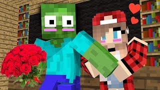 Monster School: DAY LOVE CHALLENGE Boys Vs Girl Valentines Day - Minecraft Animation