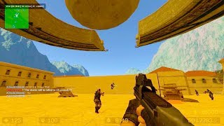 Counter Strike Source Zombie Escape mod online gameplay on Star Wars map
