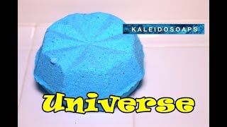 Kaleidosoaps UNIVERSE Bath  Bomb Demo & Review Underwater View ? Bath Art!!