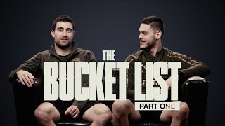 WOULD YOU GO SKYDIVING WITH SOKRATIS? | Bucket Lists with Leno, Mavropanos, Koscielny and more