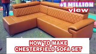 #sofaset #furniture #chester
How to make sofa set corner chester design in back